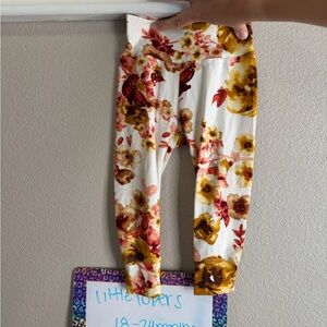Vibrant Floral Kids Leggings